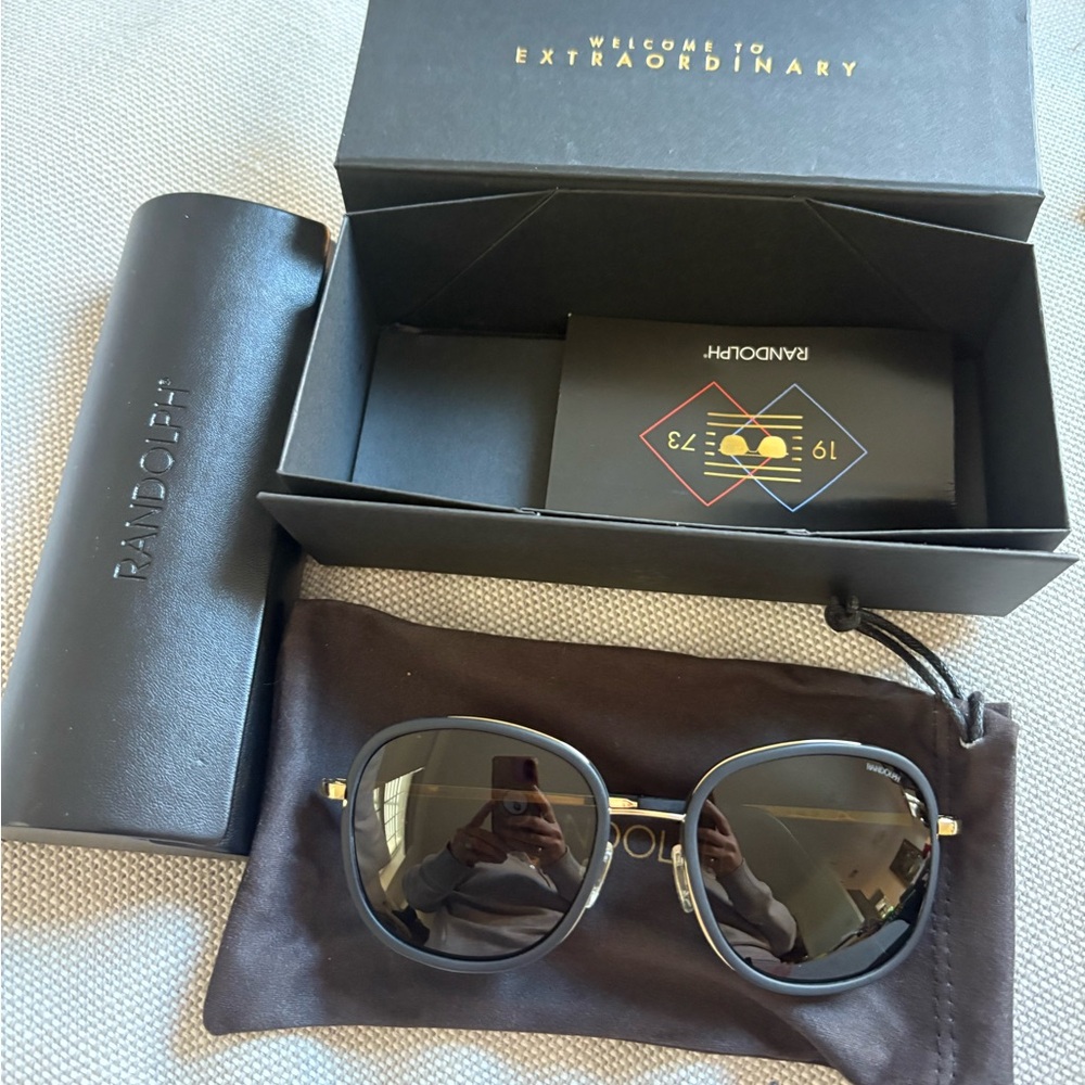Black and Gold Women's Sunglasses Never worn